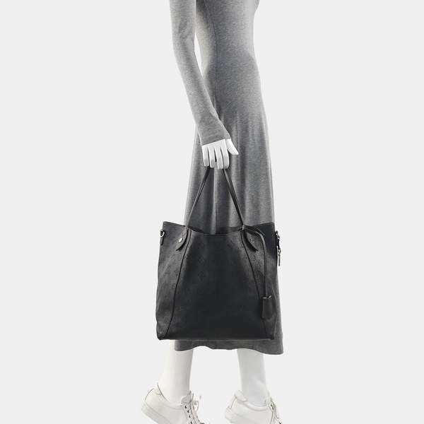 HINA Monogram Calfskin Black