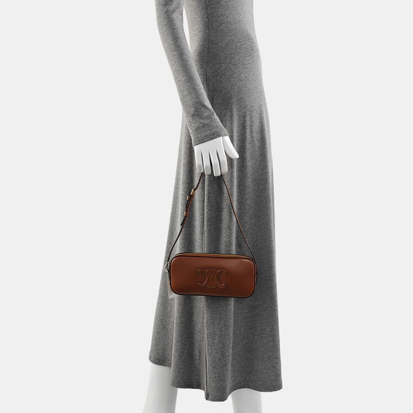 TRIOMPHE Small Leather Brown