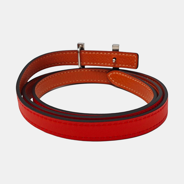 Leather Belt Orange