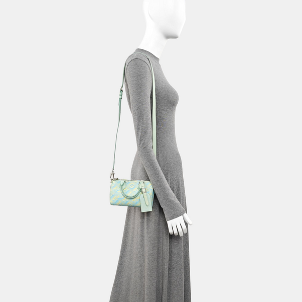 SPEEDY Nano Monogram Calfskin Green