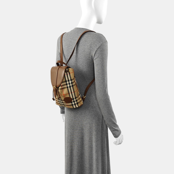 Canvas Bucket Bag Brown