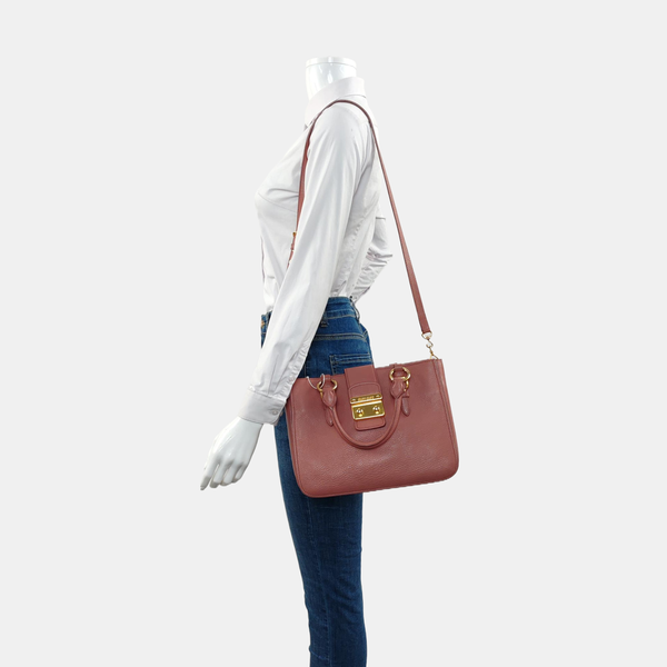 Calfskin Tote Bag Beige