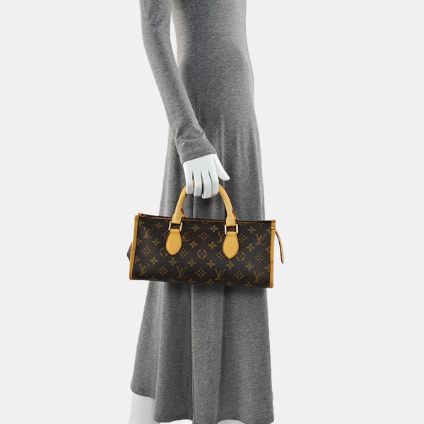 POPINCOURT Monogram Coated Canvas Brown