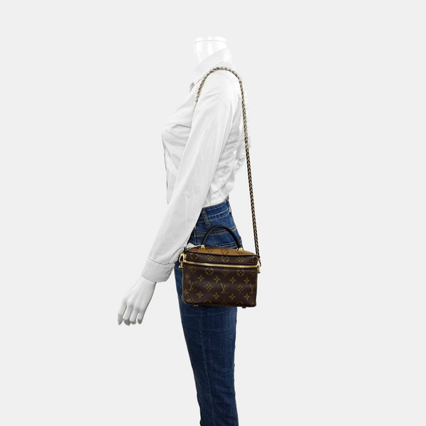 VANITY PM Monogram Coated Canvas Brown