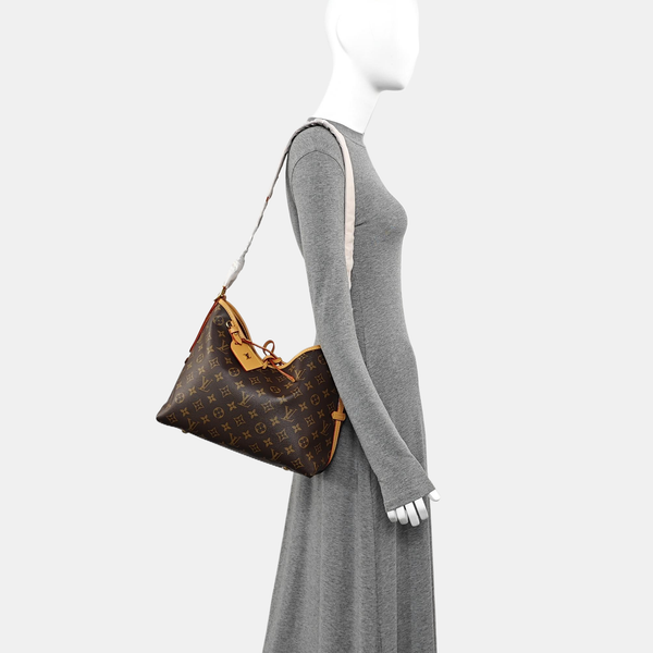 CARRYALL PM Monogram Coated Canvas Brown
