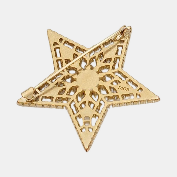 Metal Gold Brooch