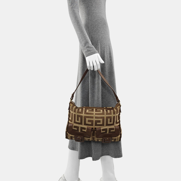 Canvas Shoulder Bag Brown
