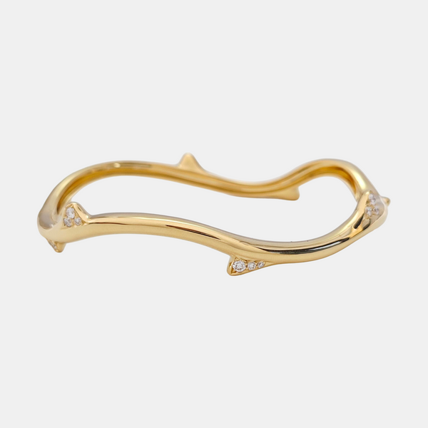 Bois De Rose 18k Gold Bangle