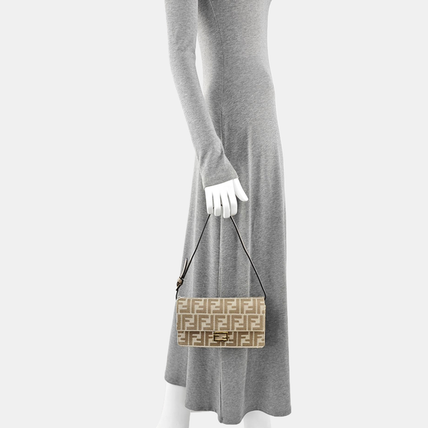 Baguette Mini Canvas Beige