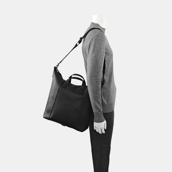 Hourglass M Calfskin Black