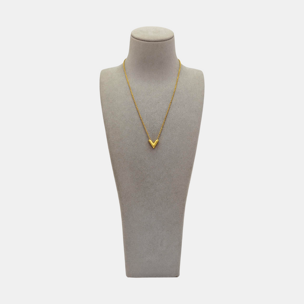 LV & ME Metal Gold Necklace