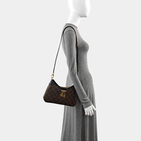 TWINNY Monogram Coated Canvas Brown