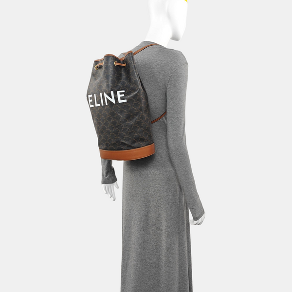 TRIOMPHE Medium Coated Canvas Brown