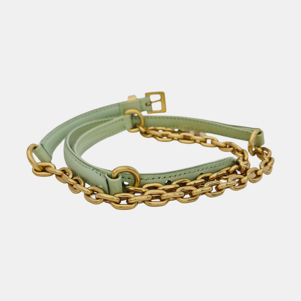 Leather Belt Green