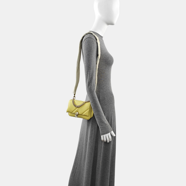 SERPENTI CABOCHON Mini Calfskin Yellow