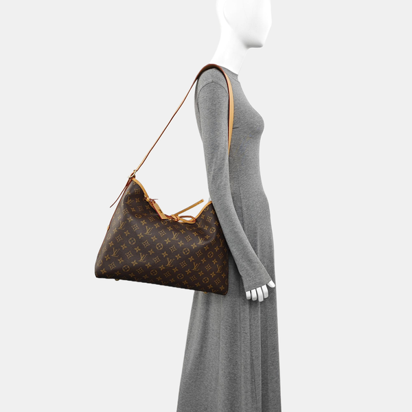 CARRYALL MM Monogram Coated Canvas Brown
