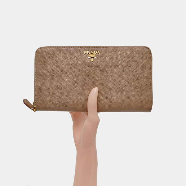 Saffiano Calfskin Wallet Pink