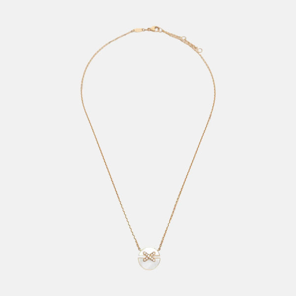 Jeux De Liens 18k Rose Gold Necklace