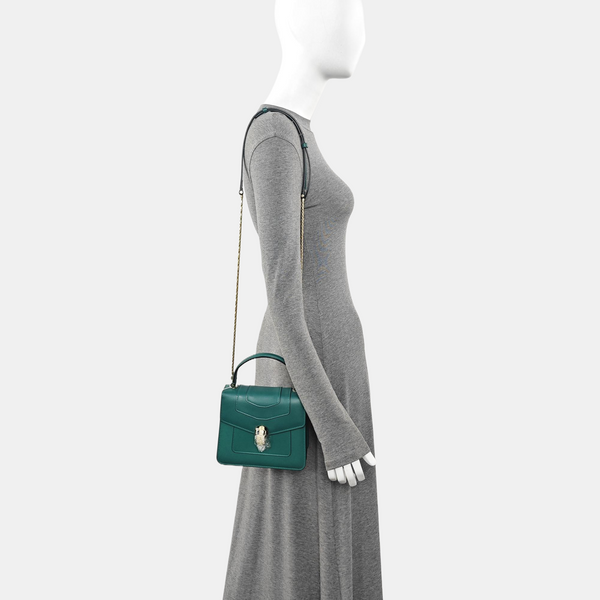 SERPENTI FOREVER Small Calfskin Green