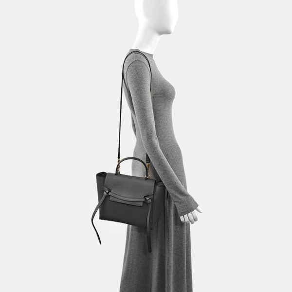BELT Micro Calfskin Gray