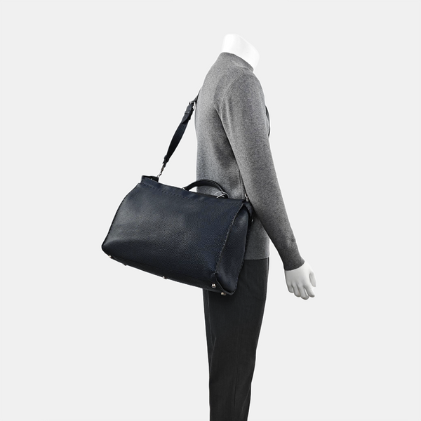 Authenticated pre-owned Peekaboo Calfskin Blue - Tote Bag at Looply