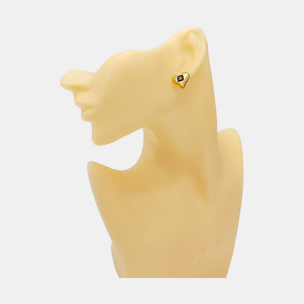 Metal Gold Stud Earrings