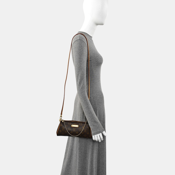 EVA Monogram Coated Canvas Brown