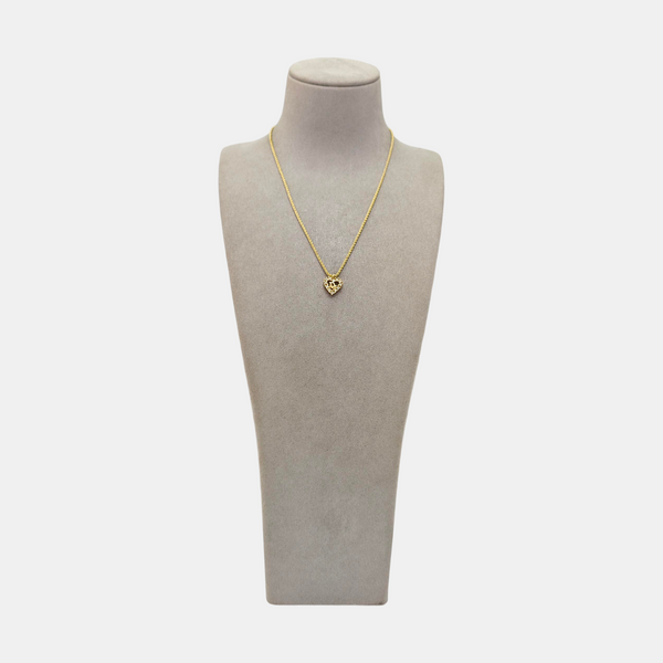 Dior Oblique Metal Gold Necklace