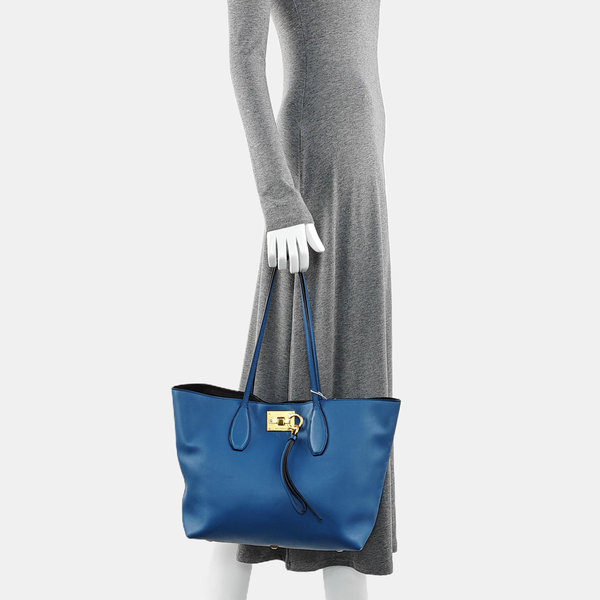Ferragamo Studio Calfskin Blue