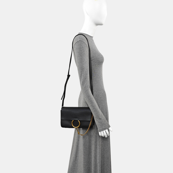Faye Small Calfskin Black