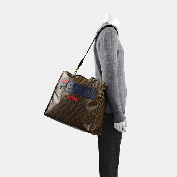 Mania Coated Canvas Brown