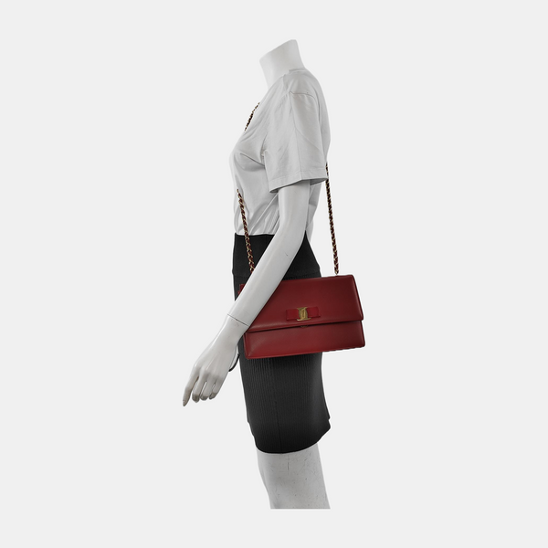 Ginny Calfskin Red