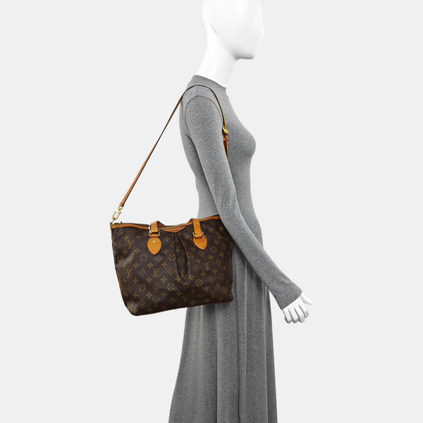 PALERMO PM Monogram Coated Canvas Brown