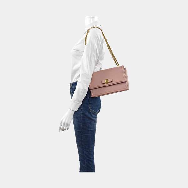 Ginny Medium Calfskin Pink