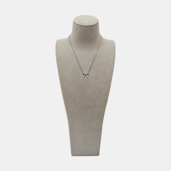 Tiffany Bow 925 Sterling Silver Necklace