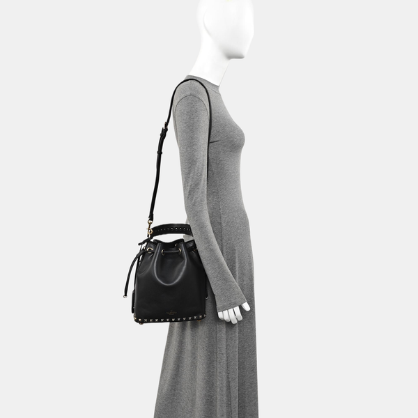 Calfskin Bucket Bag Black