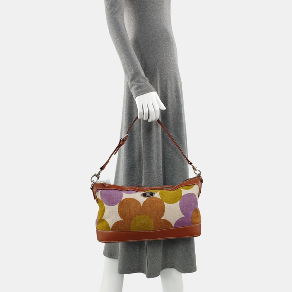 Fabric Shoulder Bag Multicolor