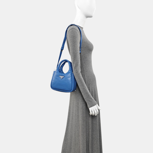Lambskin Shoulder Bag Blue