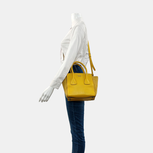 Calfskin Tote Bag Yellow