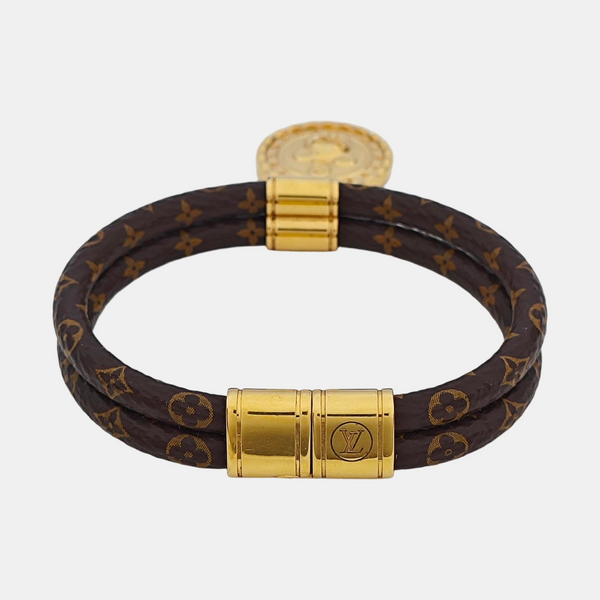 LV RODEO Metal Brown Bangle