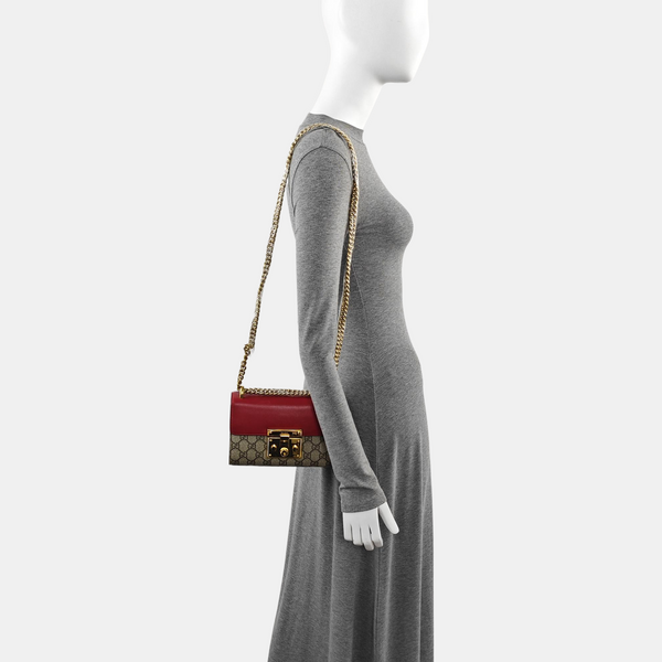 Authenticated pre-owned Padlock Small Monogram Coated Canvas Multicolor - Crossbody Bag at Looply