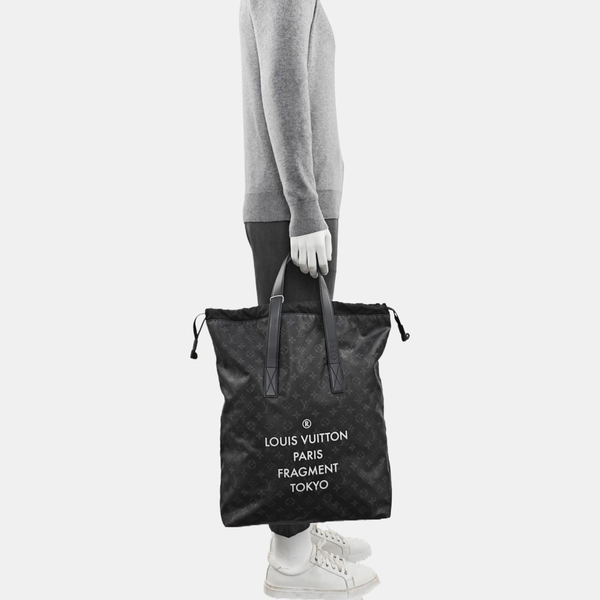 CABAS LIGHT Monogram Coated Canvas Black