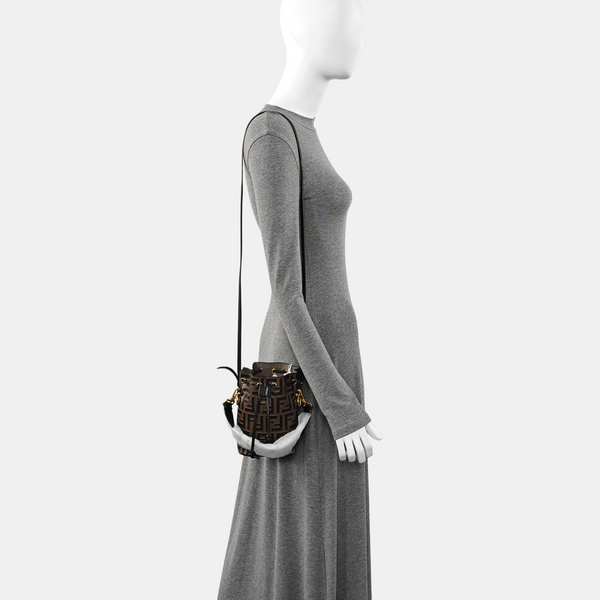 Mon Tresor Mini Monogram Calfskin Brown