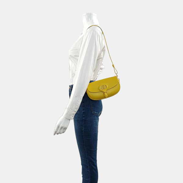 Authenticated pre-owned Bobby Calfskin Yellow - Crossbody Bag at Looply