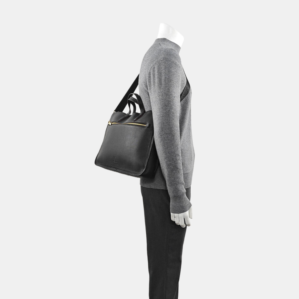 Calfskin Shoulder Bag Black