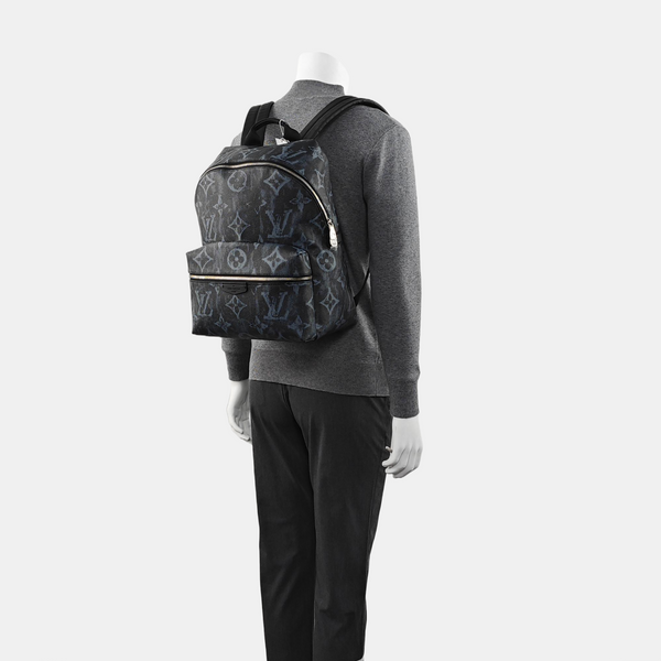 DISCOVERY PM Monogram Coated Canvas Black