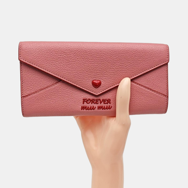 Love Lambskin Pink Wallet