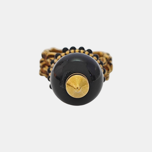 Metal Gold Ring HK 13