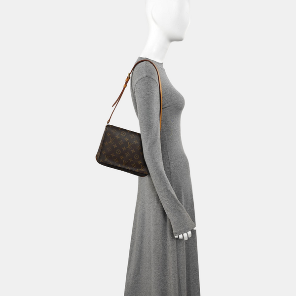 MUSETTE TANGO Monogram Coated Canvas Brown