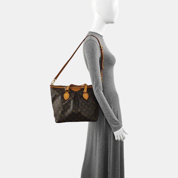 PALERMO PM Monogram Coated Canvas Brown